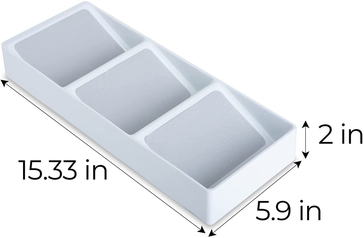 3-Tier Plastic Spice Rack Drawer